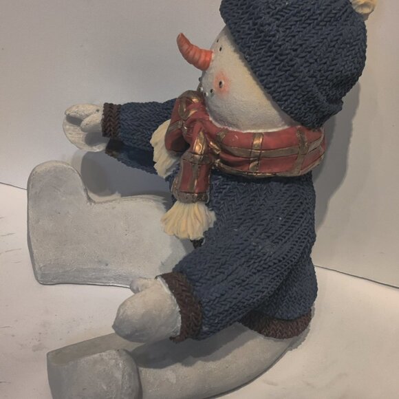 A Happy Large Snowman, Arms Extended Welcoming Your Guests with Xmas Treats. - Picture 3 of 7